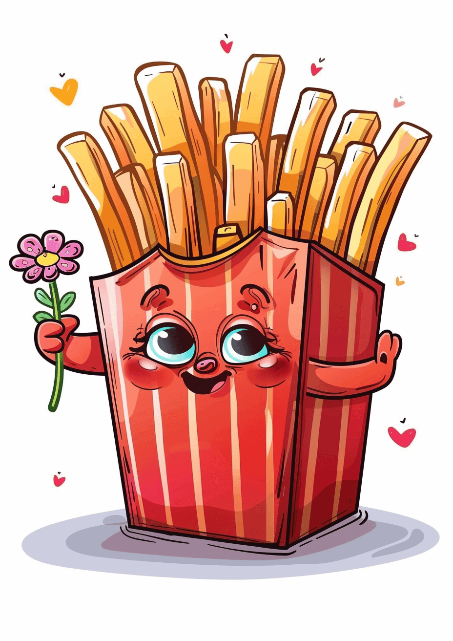 Fries with Flower Cheer